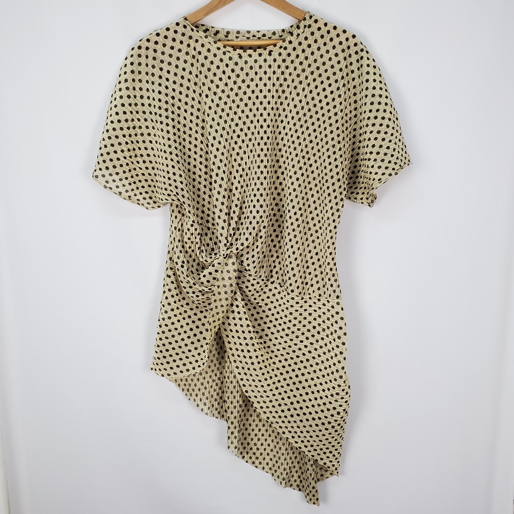 COPY - Zara Trafaluc assymetrical sheer blouse